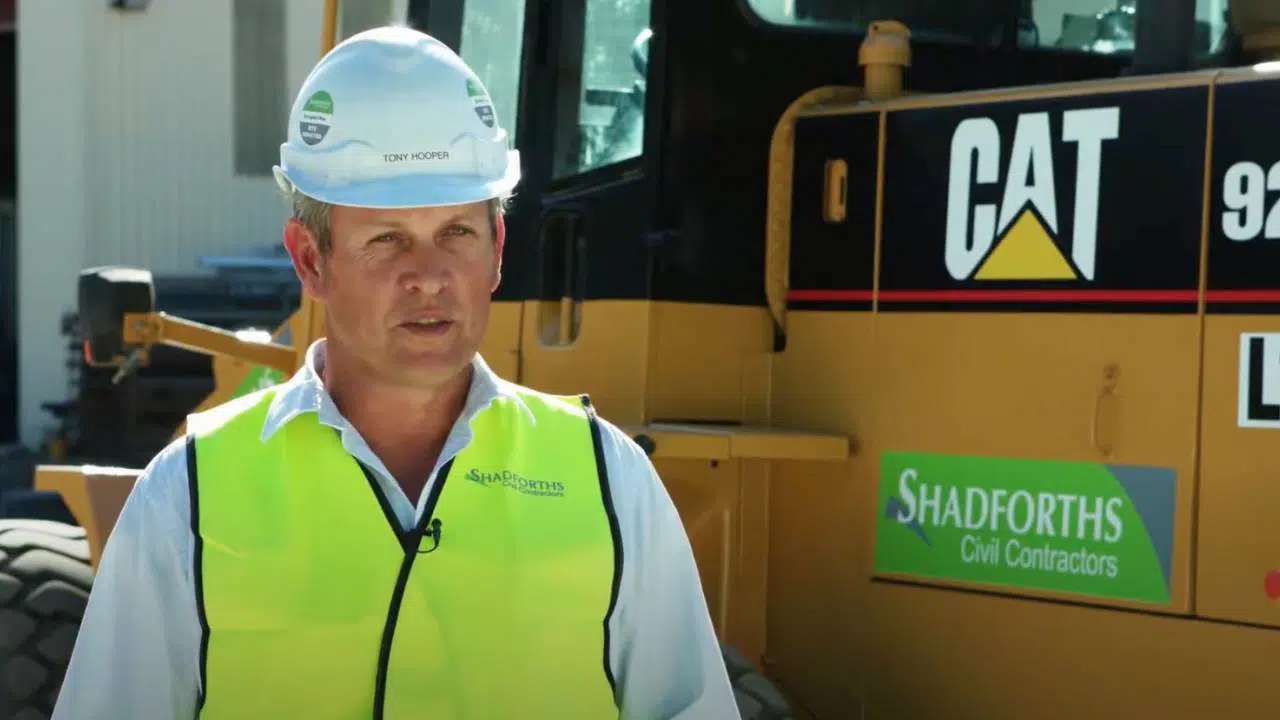 What-should-the-interviewee-wear-for-the-video Engineer in safety ppe in an interview on a work site