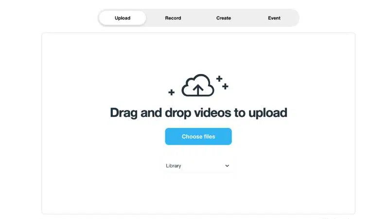 Step-1-upload-video-to-vimeo Upload screen in vimeo
