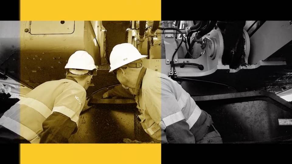 Client testimonials 35 2 mechanics working on large engine