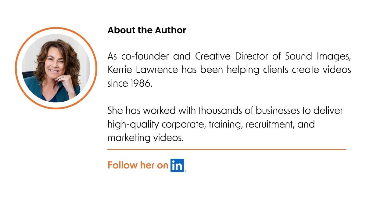 Bio for blog author Kerrie Lawrence, Creative Director of Sound Images