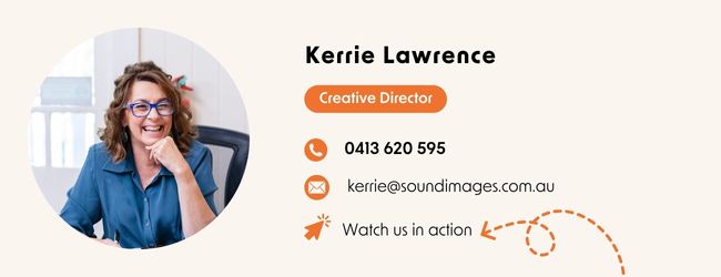 Email signature with video link